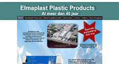 Desktop Screenshot of elmaplast.nl