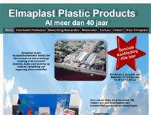 Tablet Screenshot of elmaplast.nl